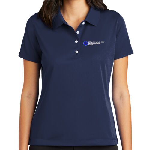 Ladies Tech Basic Dri FIT Polo - White Thumbnail