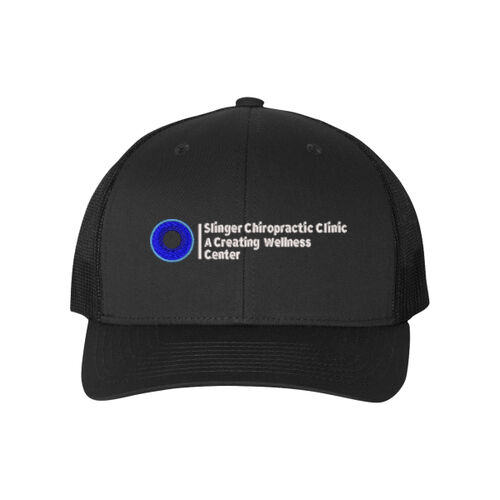 Six-Panel Retro Trucker Cap - White Thumbnail